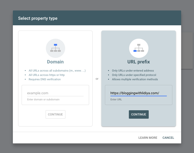 How to verify your site with Google
