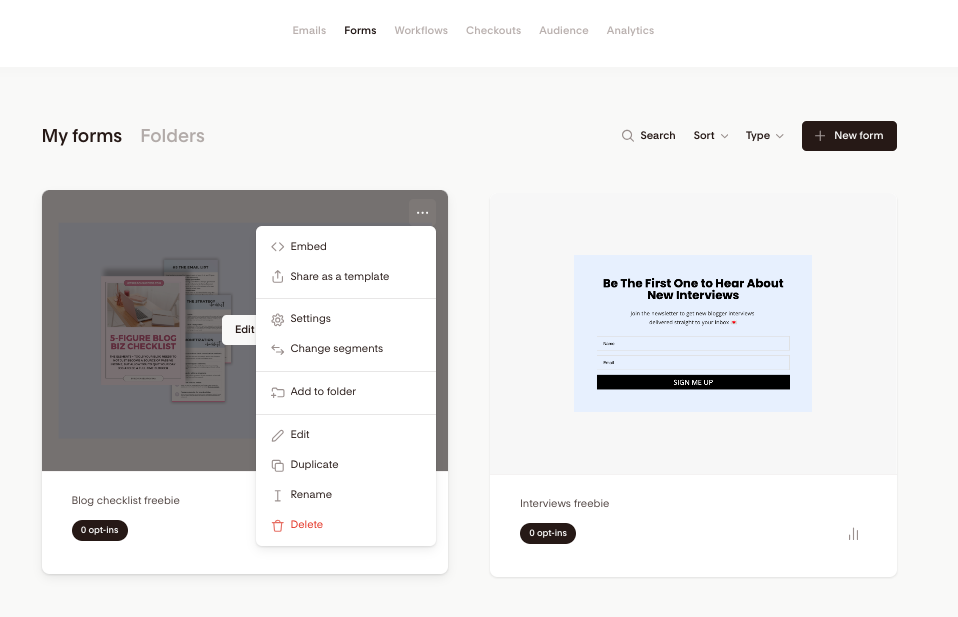 flodesk embed a form on your wordpress site