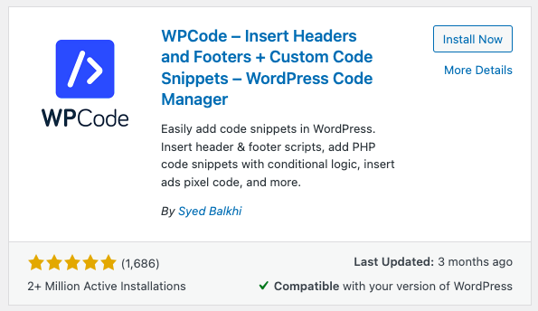 wp code plugin