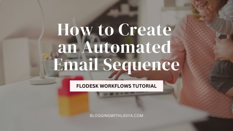 How to Create an Automated Email Sequence [Flodesk Workflows Tutorial]