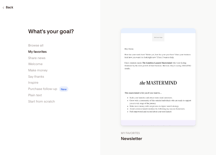 flodesk tutorial - email templates